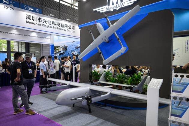 Drone World Congress In China s Shenzhen SHENZHEN, CHINA - MAY 23:Exhibitors present multiple advanced drone devices at the congress venue on May 23,2026 in Shenzhen,Guangdong Province of China.The 2026 Drone World Congress is themed around low altitude economy and flying towards the future, showcasing over 10000 drones and low altitude technology products. Stringer Anadolu Shenzhen China. Editorial use only. Please get in touch for any other usage.  Copyright: x2026xAnadoluxStringerx