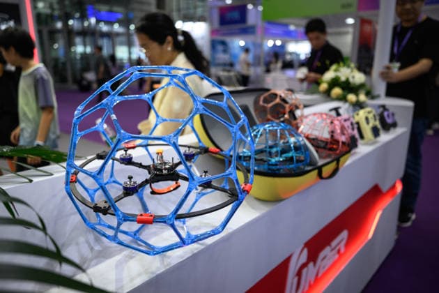 Drone World Congress In China s Shenzhen SHENZHEN, CHINA - MAY 23:Exhibitors present multiple advanced drone devices at the congress venue on May 23,2026 in Shenzhen,Guangdong Province of China.The 2026 Drone World Congress is themed around low altitude economy and flying towards the future, showcasing over 10000 drones and low altitude technology products. Stringer Anadolu Shenzhen China. Editorial use only. Please get in touch for any other usage.  Copyright: x2026xAnadoluxStringerx