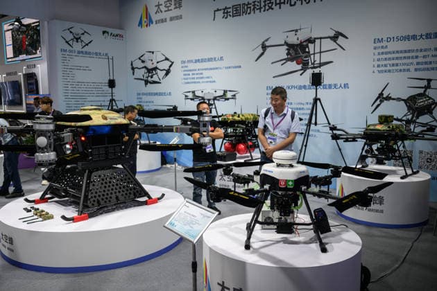 Drone World Congress In China s Shenzhen SHENZHEN, CHINA - MAY 23:Exhibitors present multiple advanced drone devices at the congress venue on May 23,2026 in Shenzhen,Guangdong Province of China.The 2026 Drone World Congress is themed around low altitude economy and flying towards the future, showcasing over 10000 drones and low altitude technology products. Stringer Anadolu Shenzhen China. Editorial use only. Please get in touch for any other usage.  Copyright: x2026xAnadoluxStringerx