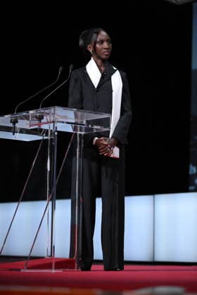Cannes - Closing Ceremony Eye Haidara on stage during the closing ceremony of the 79th edition of the Cannes Film Festival in Cannes, France on May 23, 2026. Photo by Eliot Blondet ABACAPRESS.COM Cannes France  Copyright: xBlondetxEliot ABACAx