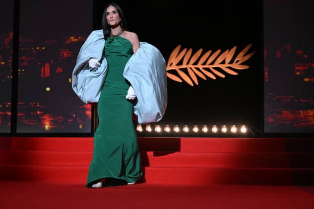 Cannes - Closing Ceremony Jury Member Demi Moore on stage during the closing ceremony of the 79th edition of the Cannes Film Festival in Cannes, France on May 23, 2026. Photo by Eliot Blondet ABACAPRESS.COM Cannes France  Copyright: xBlondetxEliot ABACAx