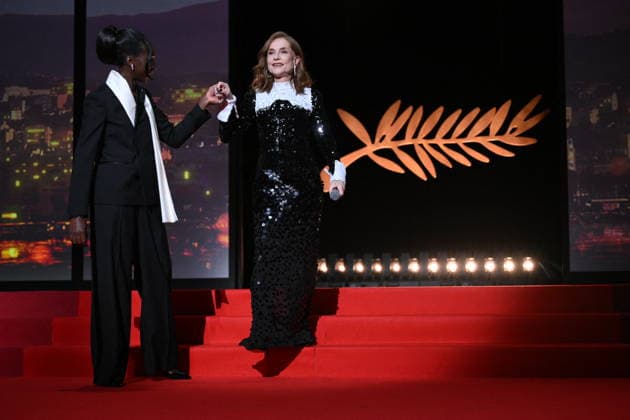 Cannes - Closing Ceremony Eye Haidara and Isabelle Huppert on stage during the closing ceremony of the 79th edition of the Cannes Film Festival in Cannes, France on May 23, 2026. Photo by Eliot Blondet ABACAPRESS.COM Cannes France  Copyright: xBlondetxEliot ABACAx