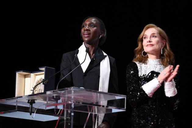 Cannes - Closing Ceremony Eye Haidara and Isabelle Huppert on stage during the closing ceremony of the 79th edition of the Cannes Film Festival in Cannes, France on May 23, 2026. Photo by Eliot Blondet ABACAPRESS.COM Cannes France  Copyright: xBlondetxEliot ABACAx