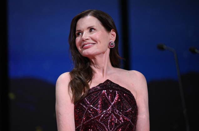 Cannes - Closing Ceremony Geena Davis on stage during the closing ceremony of the 79th edition of the Cannes Film Festival in Cannes, France on May 23, 2026. Photo by Eliot Blondet ABACAPRESS.COM Cannes France  Copyright: xBlondetxEliot ABACAx