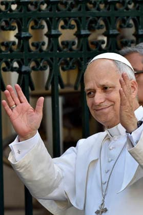 ITALY - POPE LEO XIV DURING HIS PASTORAL VISIT TO THE COMMUNITY IF THE LAND OF FIRES - 2026 5 23 Italy, Acerra, Vatican, 2026 5 23. Pope Leo XIV during a pastoral visit to the community of the Land of Fires at the cathedral of Acerra EDITORIAL USE ONLY - NO BOOKS Copyright: xALESSIAxGIULIANIx