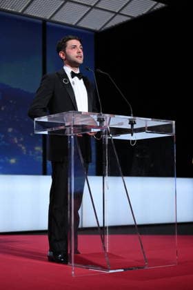Cannes - Closing Ceremony Canadian filmmaker Xavier Dolan on stage during the closing ceremony of the 79th edition of the Cannes Film Festival in Cannes, France on May 23, 2026. Photo by Eliot Blondet ABACAPRESS.COM Cannes France  Copyright: xBlondetxEliot ABACAx