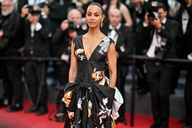 Cannes Closing Ceremony JR Zoe Saldana attending the Closing Ceremony during the 79th Cannes Film Festival in Cannes, France on May 23, 2026. Photo by Julien Reynaud APS-Medias ABACAPRESS.COM Cannes France  Copyright: xReynaudxJulien APS-Medias ABACAx