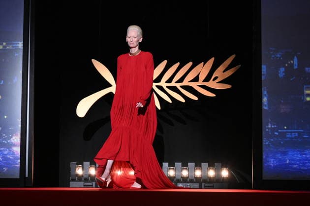 Cannes - Fjord Wins Palme D Or Award At Closing Ceremony Tilda Swinton on stage to present the Palme D Or award winner during the closing ceremony of the 79th edition of the Cannes Film Festival in Cannes, France on May 23, 2026. Photo by Eliot Blondet ABACAPRESS.COM Cannes France  Copyright: xBlondetxEliot ABACAx