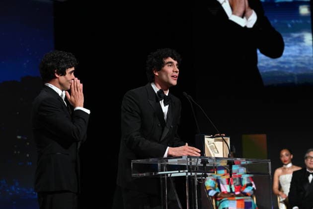 79ème Festival International du Film de Cannes Ceremonie de cloture 79th International Cannes Film Festival Closing Ceremony 456713 2026 05 23 France Ambrossi, Javier Calvo, Javier  Copyright: xSergexArnalx xStarfacex STAR_456713_085