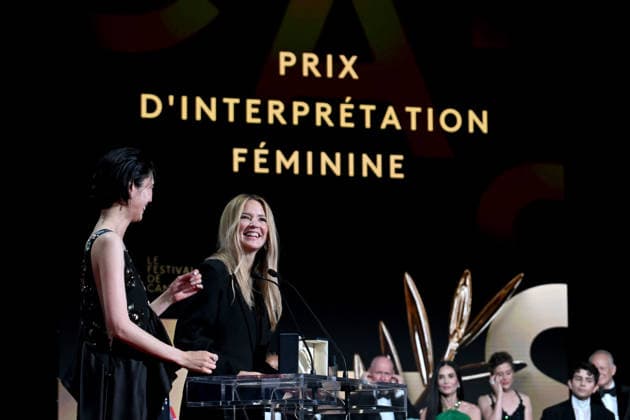 79ème Festival International du Film de Cannes Ceremonie de cloture 79th International Cannes Film Festival Closing Ceremony Prix dinterpretation feminine pour les actrices du film Soudain Best actress award 456713 2026 05 23 France  Copyright: xSergexArnalx xStarfacex STAR_456713_125