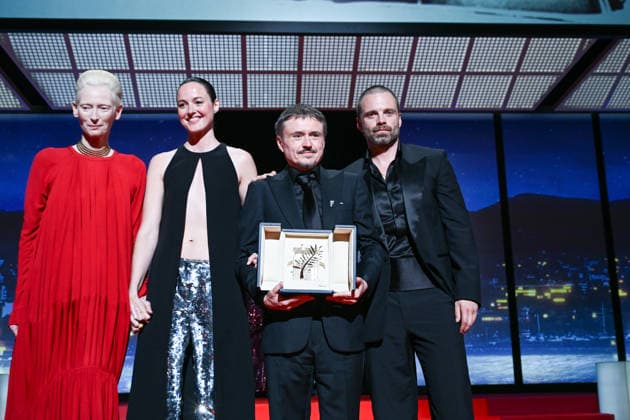 79ème Festival International du Film de Cannes Ceremonie de cloture 79th International Cannes Film Festival Closing Ceremony 456713 2026 05 23 France Mungiu, Cristian Swinton, Tilda Reinsve, Renate Stan, Sebastian  Copyright: xSergexArnalx xStarfacex STAR_456713_107