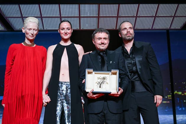 79ème Festival International du Film de Cannes Ceremonie de cloture 79th International Cannes Film Festival Closing Ceremony 456713 2026 05 23 France Mungiu, Cristian Swinton, Tilda Reinsve, Renate Stan, Sebastian  Copyright: xSergexArnalx xStarfacex STAR_456713_108