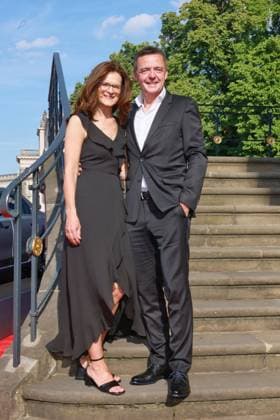 Staatoper für alle 2026, Empfang Doreen und Silvio Herrmann Staatsoper Für alle 2026, Roter Teppich an der Staatsoper unter den Linden, Bebelplatz, Berlin, Datum: 23.05.2026 *** State Opera For All 2026, reception Doreen and Silvio Herrmann State Opera For All 2026, red carpet at the State Opera Unter den Linden, Bebelplatz, Berlin, date 23 05 2026 Copyright: xEventpress Kratschx