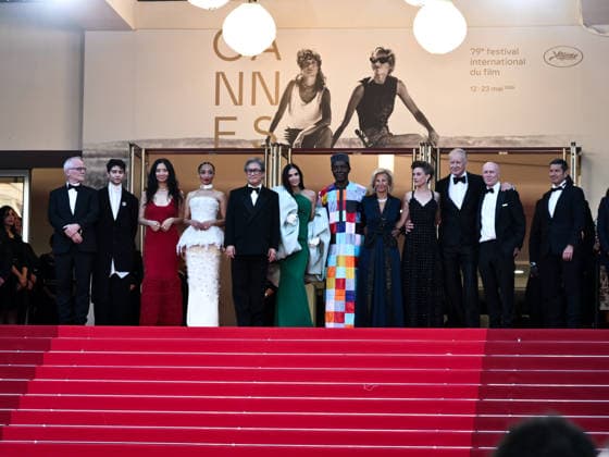 IPA85012031 - Cannes, 79th Cannes Film Festival 2026 - Final Evening - Red Carpet Closing Ceremony. Pictured Jury Member Isaach de BankolÃ , Jury President Park Chan-wook, Jury Member Demi Moore, Jury Member Diego CÃ spedes, Jury Member Laura Wandel, Jury Member Ruth Negga, Jury Member ChloÃ Zhao, Jury Member Stellan Skarsgard and Jury Member Paul Laverty  Copyright: xSimonexComix xPoolxPhotoxEventsx07x 85012031