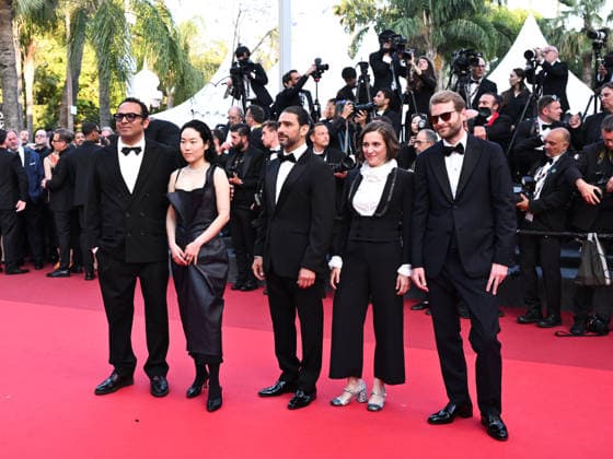 IPA85011920 - Cannes, 79th Cannes Film Festival 2026 - Final Evening - Red Carpet Closing Ceremony. Pictured are Short Films and La Cinef Jury Member Ji-Min Park, Short Films and La Cinef Jury Member Salim Kechiouche, Short Films and La Cinef Jury President Carla Simon, Short Films and La Cinef Jury Member Magnus von Horn and Short Films and La Cinef Jury Member Ali Asgari  Copyright: xSimonexComix xPoolxPhotoxEventsx07x 85011920