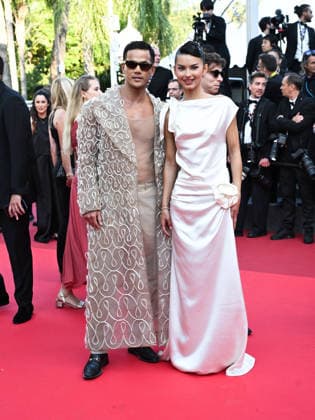 IPA85013066 - Cannes, 79th Cannes Film Festival 2026 - Final Evening - Red Carpet Closing Ceremony. Pictured are Steven Doan, Beca Michie  Copyright: xSimonexComix xPoolxPhotoxEventsx07x 85013066