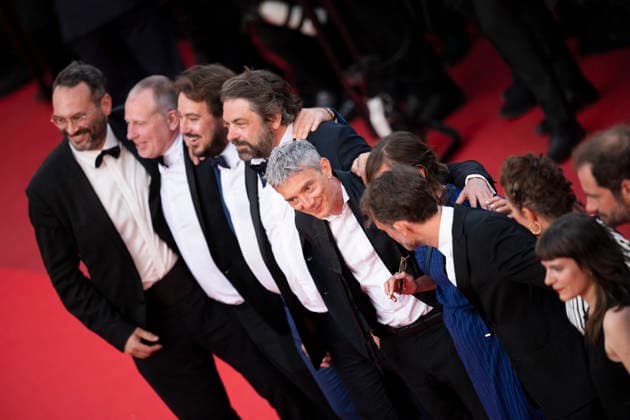 Cannes Closing Ceremony Red Carpet EB Alexandre Perrier, Swann Arlaud, Emmanuel Marre, Carole Baraton and Alice Lemaire on the red carpet for the closing ceremony of the 79th annual Cannes Film Festival at Palais des Festivals on May 23, 2026 in Cannes, France.Photo by Eliot Blondet ABACAPRESS.COM Cannes France France  Copyright: xBlondetxEliot ABACAx