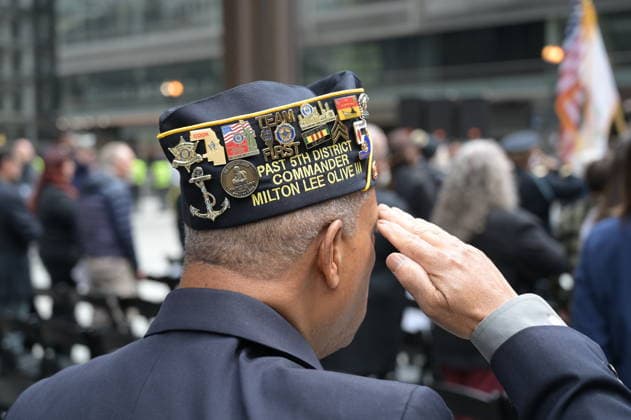 Chicago Memorial Day Parade CHICAGO, ILLINOIS - MAY 23: The Chicago Memorial Day Parade proceeds through the city center, with participants carrying American flags and marching in formation on Saturday, May 23, 2026. The event, held each year before Memorial Day, pays solemn tribute to the men and women of the U.S. Armed Forces who made the ultimate sacrifice. Jacek Boczarski Anadolu Illinois United States. Editorial use only. Please get in touch for any other usage.  Copyright: x2026xAnadoluxJacekxBoczarskix