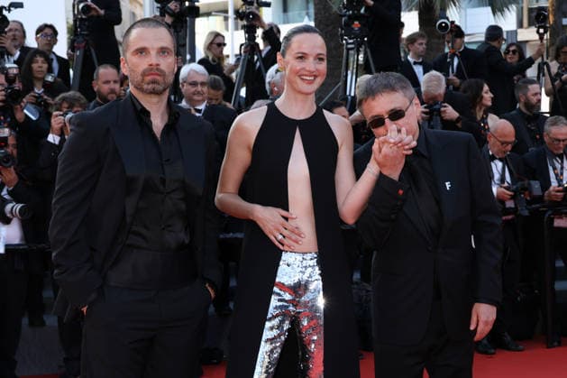 79eme Festival International du Film de Cannes Montee des marches de cloture 79th Cannes Film Festival Red carpet of the closing ceremony Sebastian Stan, Renate Reinsve and Cristian Mungiu 456718 2026 05 23 Cannes France  Copyright: xIsabellexVautierx xStarfacex STAR_456718_195