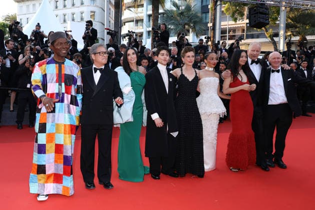 79eme Festival International du Film de Cannes Montee des marches de cloture 79th Cannes Film Festival Red carpet of the closing ceremony Isaach de Bankole, Park Chan wook, Demi Moore, Diego Cespedes, Laura Wandel, Ruth Negga, Chloe Zhao, Stellan Skarsgard, and Paul Laverty 456718 2026 05 23 Cannes France  Copyright: xIsabellexVautierx xStarfacex STAR_456718_216