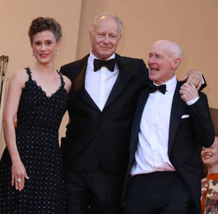 79eme Festival International du Film de Cannes Montee des marches de cloture 79th Cannes Film Festival Red carpet of the closing ceremony Laura Wandel, Stellan Skarsgard and Paul Laverty 456718 2026 05 23 Cannes France  Copyright: xIsabellexVautierx xStarfacex STAR_456718_226