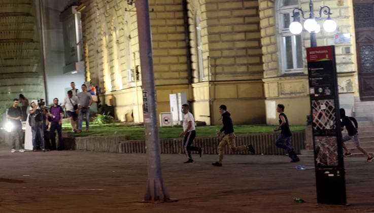 23.05.2026 Belgrade(Serbia) Politika Zivot Politics Life Anti-government protest rally led by Serbia s protesting university students.