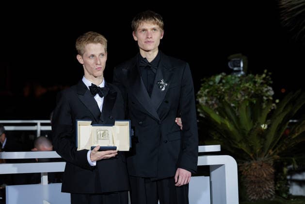 79ème Festival International du Film de Cannes Photocall des Palmes 79th International Cannes Film Festival Photocall with winners 456721 2026 05 23 Cannes France Campagne, Valentin Macchia, Emmanuel  Copyright: xLionelxGuericolas MPPx STAR_456721_110