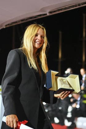Cannes Winners Photocall FC Tao Okamoto and Virginie Efira pose with the Best Actress award for All Of A Sudden during the Palme DOr winners photocall at the 79th annual Cannes Film Festival at Palais des Festivals on May 23, 2026 in Cannes, France .Photo by Franck Castel ABACAPRESS.COM Cannes  Copyright: xCastelxFranck ABACAx