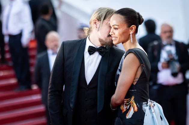 Marco Perego, Zoe Saldana Montée des marches pour la cérémonie de clôture du 79ème Festival International du Film de Cannes, le 23 mai 2026 Jacovides Moreau Bestimage Red carpet for the closing ceremony of the 79th Cannes International Film Festival Opening ceremony on May 23, 2026  Copyright: xJACOVIDES-MOREAUx xBESTIMAGExJACOVIDES-MOREAUx xBESTIMAGEx