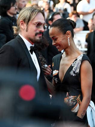 IPA85016909 - Cannes, 79th Cannes Film Festival 2026 - Final Evening - Red Carpet Closing Ceremony. Pictured are Zoe Saldana, Marco Perego  Copyright: xManuelexMangiarottix xPoolxPhotoxEventsx07x 85016909