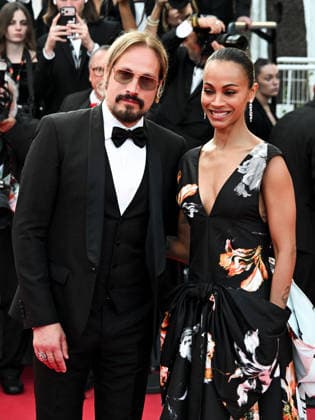IPA85016924 - Cannes, 79th Cannes Film Festival 2026 - Final Evening - Red Carpet Closing Ceremony. Pictured are Zoe Saldana, Marco Perego  Copyright: xManuelexMangiarottix xPoolxPhotoxEventsx07x 85016924