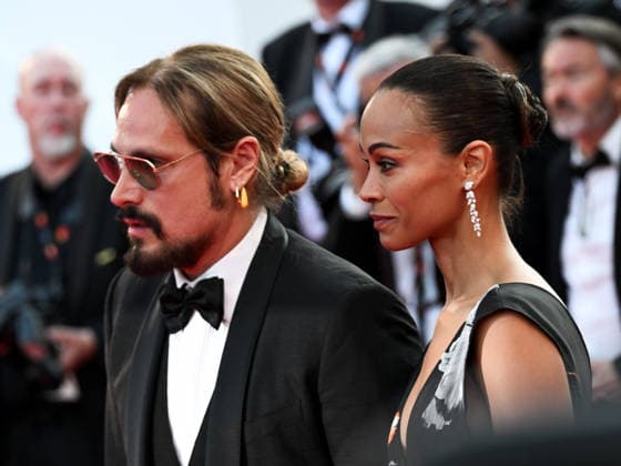 IPA85016934 - Cannes, 79th Cannes Film Festival 2026 - Final Evening - Red Carpet Closing Ceremony. Pictured are Zoe Saldana, Marco Perego  Copyright: xManuelexMangiarottix xPoolxPhotoxEventsx07x 85016934