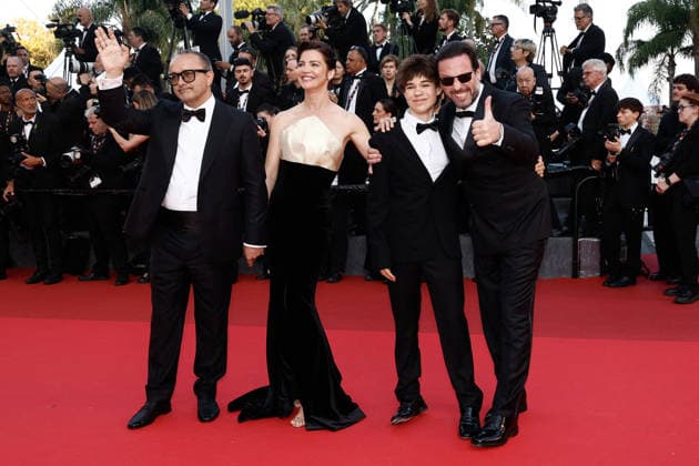 Andrey Zvyagintsev, Iris Lebedeva, Boris Kudrin et Dmitriy Mazurov Montée des marches pour la cérémonie de clôture du 79ème Festival International du Film de Cannes, le 23 mai 2026 Jacovides Moreau Bestimage Red carpet for the closing ceremony of the 79th Cannes International Film Festival Opening ceremony on May 23, 2026 Cannes France  Copyright: xJACOVIDES-MOREAUx xBESTIMAGExJACOVIDES-MOREAUx xBESTIMAGEx