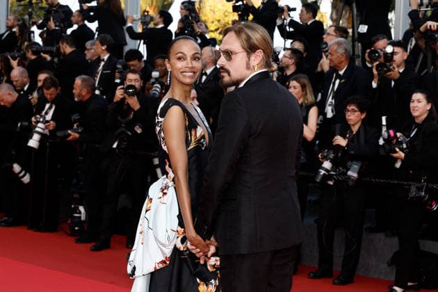 Zoe Saldana et son mari Marco Perego Montée des marches pour la cérémonie de clôture du 79ème Festival International du Film de Cannes, le 23 mai 2026 Jacovides Moreau Bestimage Red carpet for the closing ceremony of the 79th Cannes International Film Festival Opening ceremony on May 23, 2026 Cannes France  Copyright: xJACOVIDES-MOREAUx xBESTIMAGExJACOVIDES-MOREAUx xBESTIMAGEx