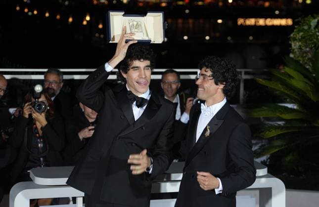 PALME D OR 79eme FESTIVAL DE CANNES - 23 05 2026 CANNES, FRANCE - MAY 23 Prix de la Mise en Scene Javier Calvo and Javier Ambrossi LA BORA NEGRA screening during the 79th annual Cannes Film Festival at Palais des Festivals on May23 2026 in Cannes, France.photos Laurent Lairys CANNESFrance  Copyright: xLaurentxLairysx