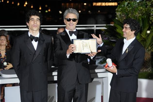 PALME D OR 79eme FESTIVAL DE CANNES - 23 05 2026 ANNES, FRANCE - MAY 23 Prix de la Mise en Scene Javier Calvo,Pawel Pawlikowskl and Javier Ambrossi LA BORA NEGRA screening during the 79th annual Cannes Film Festival at Palais des Festivals on May23 2026 in Cannes, France.photos Laurent Lairys CANNESFrance  Copyright: xLaurentxLairysx