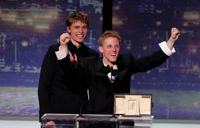 Emmanuel Macchia, Valentin Campagne Prix dinterprétation masculine pour le film Coward Photocall of the winners of the 79th Cannes International Film Festival On may 23th 2026 Jacovides Moreau Bestimage Photocall of the winners of the 79th Cannes International Film Festival On may 23th 2026 Cannes France  Copyright: xJACOVIDES-MOREAUx xBESTIMAGExJACOVIDES-MOREAUx xBESTIMAGEx