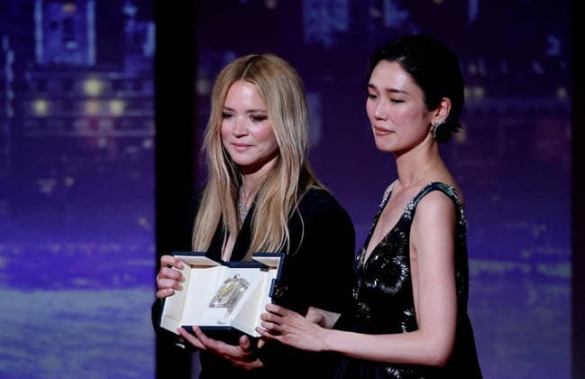 Tao Okamoto, Virginie Efira Prix dinterprétation Féminine Photocall of the winners of the 79th Cannes International Film Festival On may 23th 2026 Jacovides Moreau Bestimage Photocall of the winners of the 79th Cannes International Film Festival On may 23th 2026 Cannes France  Copyright: xJACOVIDES-MOREAUx xBESTIMAGExJACOVIDES-MOREAUx xBESTIMAGEx