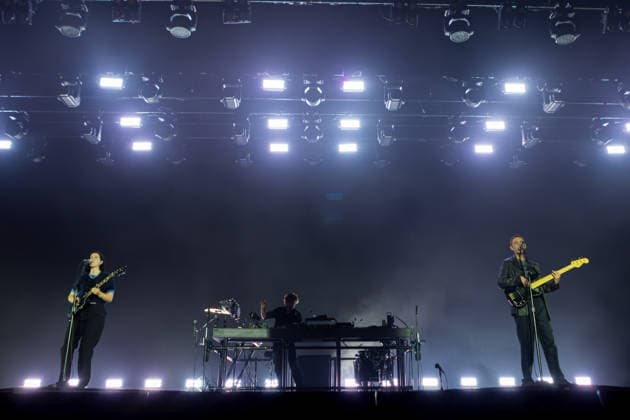 SaO PAULO, SP - 23.05.2026: C6 FEST 2026 - The British band The XX will perform on the third day of the fourth edition of C6 Fest, this Saturday (May 23rd), at the Ibirapuera Auditorium in Sao Paulo. Formed by Romy Madley Croft, Oliver Sim and Jamie xx, the group emerged in London in 2005 and has become a reference in contemporary indie pop and electronic music. The performance is part of the band& 39;s current international tour, marked by its atmospheric repertoire and acclaimed hits. x2949381x  EmersonxSantos