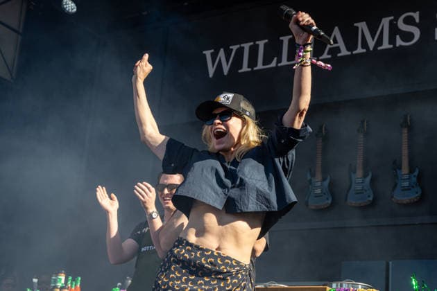 2026 BottleRock Napa Valley - Day 1 Chelsea Handler is seen onstage at the Williams Sonoma Culinaryduring the 2026 BottleRock festival at Napa Valley Expo on May 22, 2026 in Napa, California. Napa California United States Copyright: xPaigexErlandson imageSPACEx