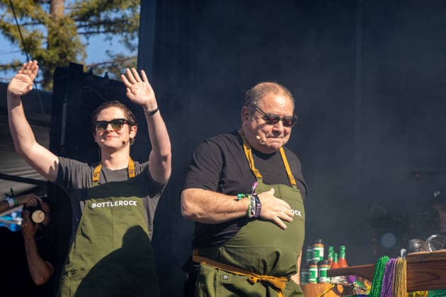 2026 BottleRock Napa Valley - Day 1 Chef Emeril Lagasse onstage at 2026 BottleRock Williams-Sonoma Stage at Napa Valley Expo in Napa, California on May 22, 2026 Napa California United States Copyright: xPaigexErlandson imageSPACEx