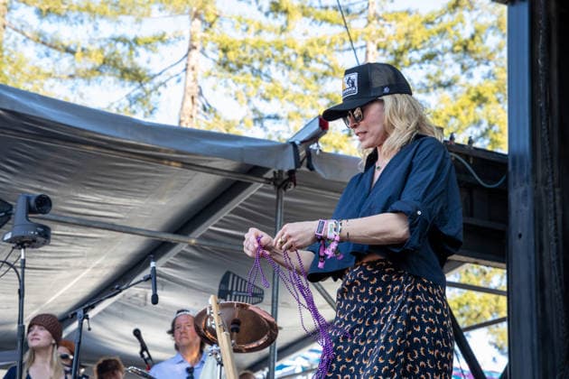 2026 BottleRock Napa Valley - Day 1 Chelsea Handler is seen onstage at the Williams Sonoma Culinaryduring the 2026 BottleRock festival at Napa Valley Expo on May 22, 2026 in Napa, California. Napa California United States Copyright: xPaigexErlandson imageSPACEx
