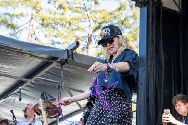 2026 BottleRock Napa Valley - Day 1 Chelsea Handler is seen onstage at the Williams Sonoma Culinaryduring the 2026 BottleRock festival at Napa Valley Expo on May 22, 2026 in Napa, California. Napa California United States Copyright: xPaigexErlandson imageSPACEx