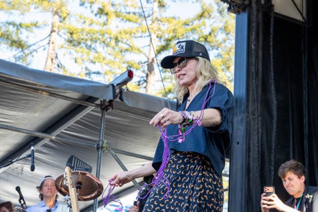 2026 BottleRock Napa Valley - Day 1 Chelsea Handler is seen onstage at the Williams Sonoma Culinaryduring the 2026 BottleRock festival at Napa Valley Expo on May 22, 2026 in Napa, California. Napa California United States Copyright: xPaigexErlandson imageSPACEx
