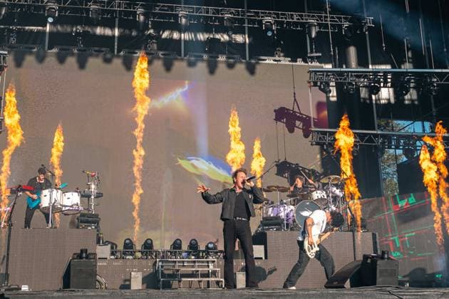 2026 BottleRock Napa Valley - Day 1 Jacoby Shaddix of Papa Roach performs at the 2026 BottleRock festival at Napa Valley Expo on May 22, 2026 in Napa, California. Napa California United States Copyright: xPaigexErlandson imageSPACEx