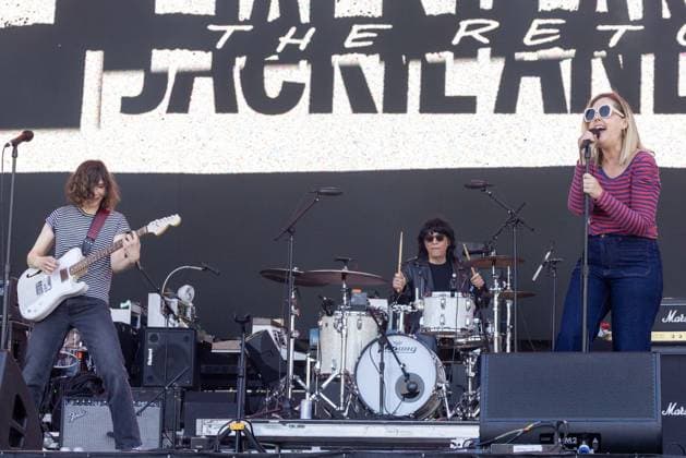 May 23, 2026, Napa, California, U.S: CARRIE BROWNSTEIN, FRED ARMISEN and CORIN TUCKER of The Return of Jackie and Judy during the BottleRock Music Festival in Napa, California Napa U.S  - ZUMAs135 20260523_zap_s135_039 Copyright: xDanielxDeSloverx