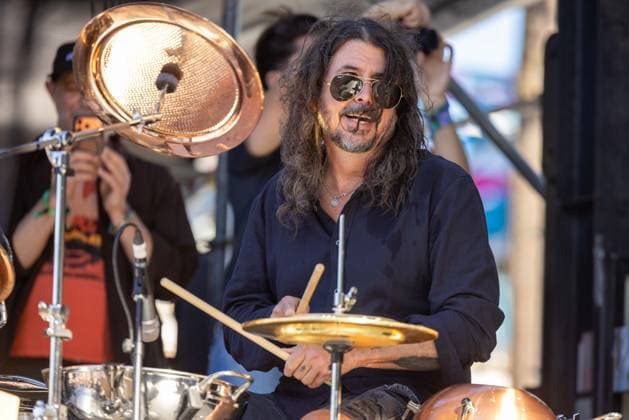 May 23, 2026, Napa, California, U.S: DAVE GROHL plays drums on the Williams-Sonoma Stage during the BottleRock Music Festival in Napa, California Napa U.S  - ZUMAs135 20260523_zap_s135_133 Copyright: xDanielxDeSloverx
