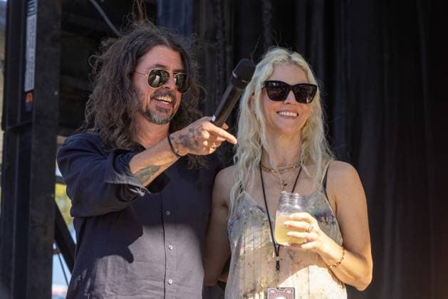 May 23, 2026, Napa, California, U.S: DAVE GROHL and wife JORDYN BLUM during the BottleRock Music Festival in Napa, California Napa U.S  - ZUMAs135 20260523_zap_s135_134 Copyright: xDanielxDeSloverx