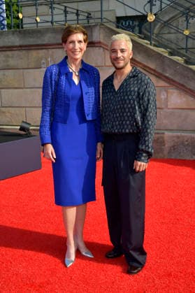 Ilka Horstmeier und Kostja Ullmann beim BMW X Staatsoper Unter den Linden Event Staatsoper für alle 2026 mit der Live-Übertragung von Nabucco auf dem Bebelplatz. Berlin, 23.05.2026 *** Ilka Horstmeier and Kostja Ullmann at the BMW X Staatsoper Unter den Linden event Staatsoper für alle 2026 with the live broadcast of Nabucco on Bebelplatz Berlin, 23 05 2026 Foto:xM.xBehrensx xFuturexImagex staatsoper_6562
