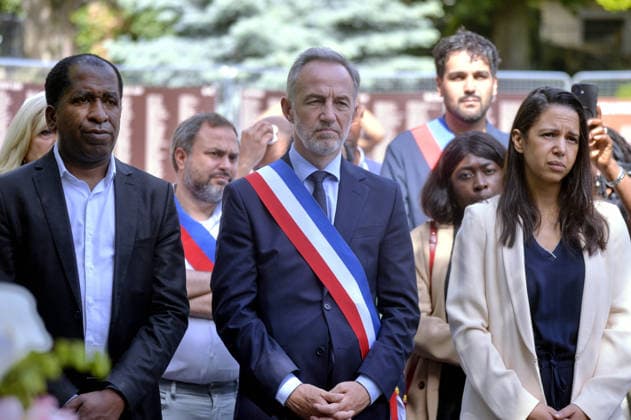 Tribute to all the victims of slavery - Paris Emmanuel Grégoire, Mayor of Paris Naïma Moutchou, Minister of Overseas France during a commemorative ceremony in the Jardin Jacques Martial, in tribute to all the victims of slavery ,on the occasion of the National Day in Tribute to the Victims of Slavery, at the Jardins du Trocadéro The National Day in Tribute to the Victims of Slavery, and the associated ceremony organized by the City of Paris, celebrate the memory of the enslaved people, as well as their descendants, and pay tribute to their contribution to the building of the Nation in Paris, France on May 23 2026. Photo by Karim Ait Adjedjou ABACAPRESS.COM Paris France  Copyright: xAitxAdjedjouxKarim ABACAx